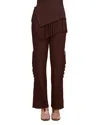 Cult Gaia Maude Knit Pants In Brown