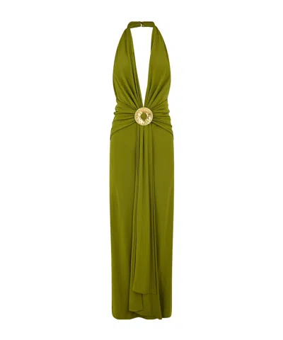 Cult Gaia Maxi Dress In Green
