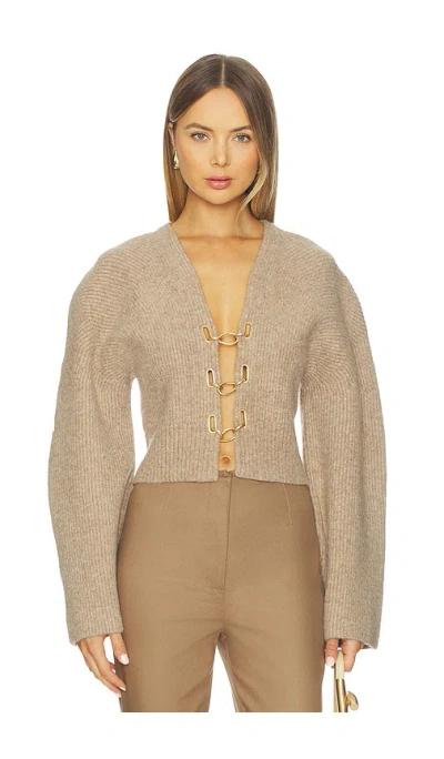 Cult Gaia Mayalu Cardigan In Beach Melange