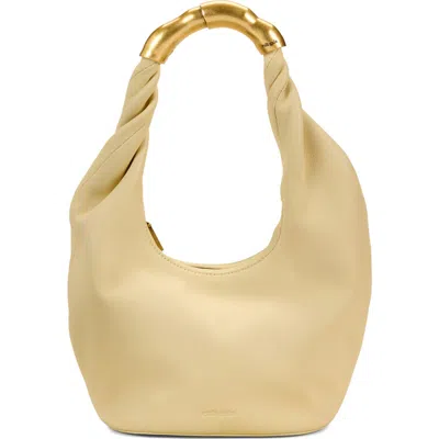 Cult Gaia Meerah Top Handle Shoulder Bag In Burro