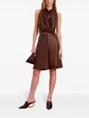 Cult Gaia Megan Shorts In Brown