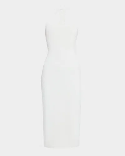 Cult Gaia Melville Knit Midi Dress In White