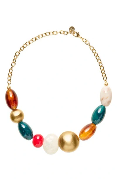 Cult Gaia Mercier Choker In Multi/gold