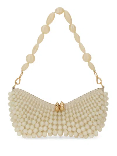 Cult Gaia Mercier Mini Shoulder Bag In Ivory