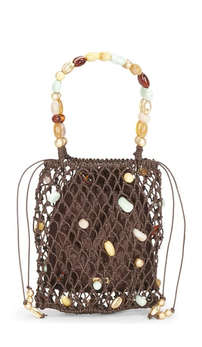 Cult Gaia Mercier Mini Tote Bag In Luwak Bauble Multi
