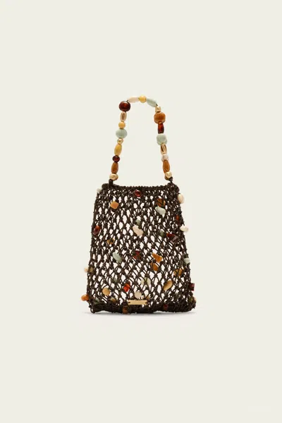 Cult Gaia Mercier Mini Tote In Luwak Bauble Multi