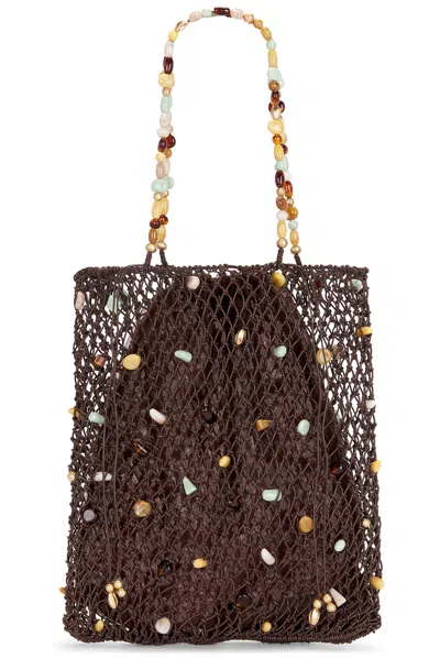 Cult Gaia Mercier Tote Bag In Luwak Bauble Multi