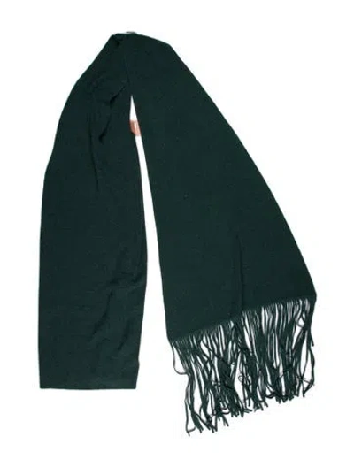 Pre-owned Cult Gaia Merino Wool Long Dress In Green