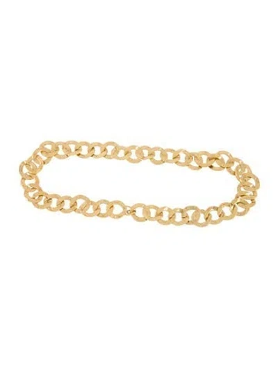 Pre-owned Cult Gaia Metal Waist Belt In Gold
