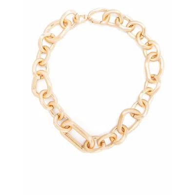 Cult Gaia Reyes Curb Chain Necklace In Purple