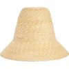 Cult Gaia Mia Rattan Bucket Hat In Natural