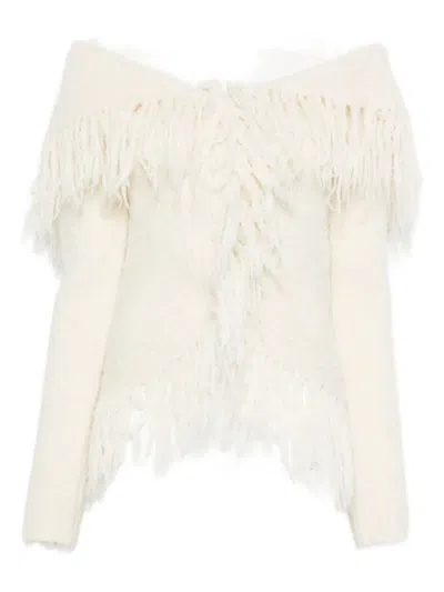 CULT GAIA MICHELLE FRINGED CARDIGAN