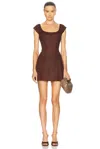 Cult Gaia Mickie Mini Dress In Java