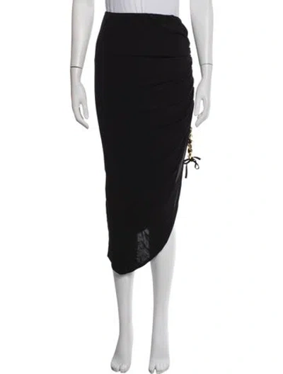 Pre-owned Cult Gaia Midi Length Skirt In Black