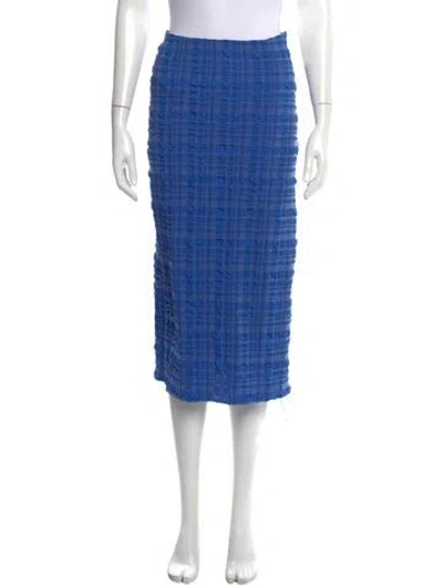 Pre-owned Cult Gaia Midi Length Skirt In Blue