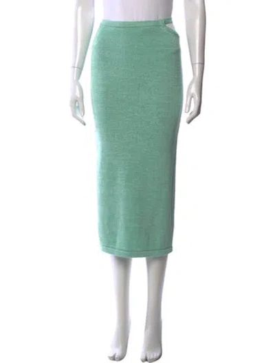 Pre-owned Cult Gaia Midi Length Skirt In Green