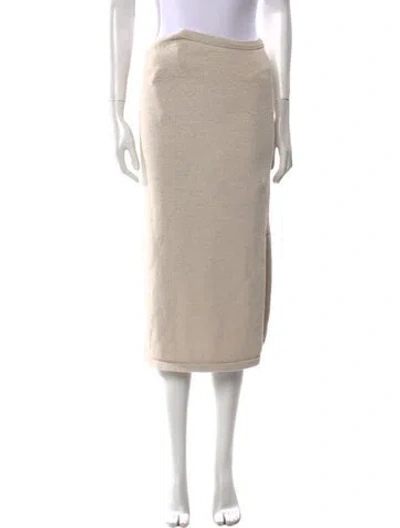 Pre-owned Cult Gaia Midi Length Skirt In Neutral