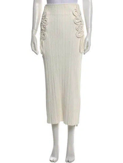 Pre-owned Cult Gaia Midi Length Skirt In Neutral