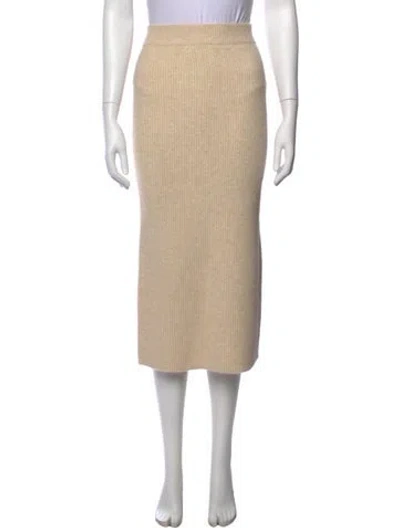 Pre-owned Cult Gaia Midi Length Skirt In Neutrals