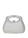 Cult Gaia Mimi Top Handle Bag In Silver