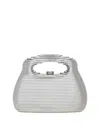 Shop Cult Gaia Mimi Top Handle Bag In Shiny Silver