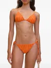 Cult Gaia Mina Boned Triangle Bikini Top