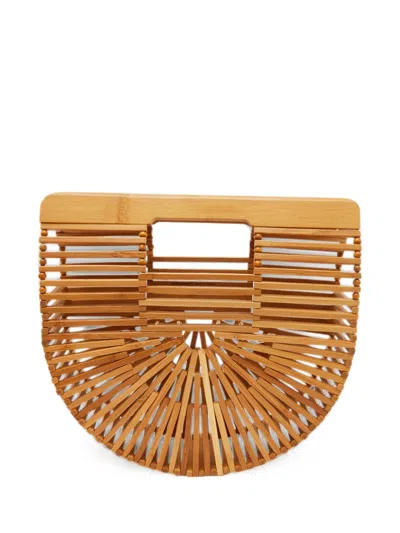 Pre-owned Cult Gaia Mini Ark Handbag In Neutral