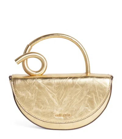 Cult Gaia Mini Azariah Bag In Gold