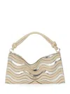 Cult Gaia Hera Mini Shoulder Bag In Off White