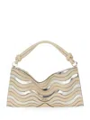 Cult Gaia Hera Mini Shoulder Bag In Off White In Ivory