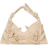 Cult Gaia Hera Mini Embellished Cotton-canvas Shoulder Bag In Natural