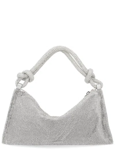Cult Gaia Mini Hera Shoulder Bag In Silver