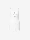 Cult Gaia Marlow Knit Dress In White