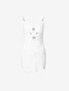 Cult Gaia Marlow Knit Dress In White