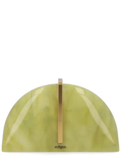 Cult Gaia Mini Pouch Clutch Bag - Perfect For Summer Events In Green