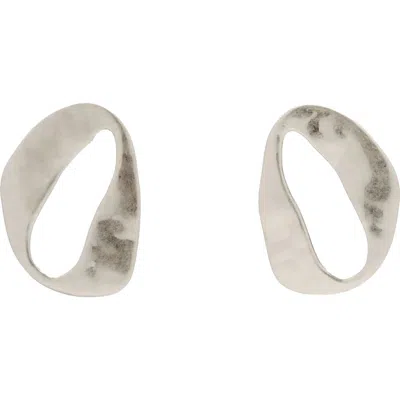 Cult Gaia Mini Rue Drop Earrings In Burgundy