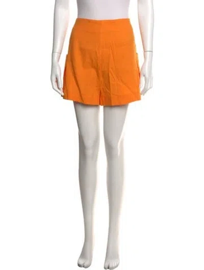 Pre-owned Cult Gaia Mini Shorts In Orange
