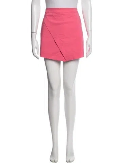 Pre-owned Cult Gaia Mini Shorts In Pink