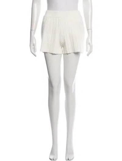 Pre-owned Cult Gaia Mini Shorts In White