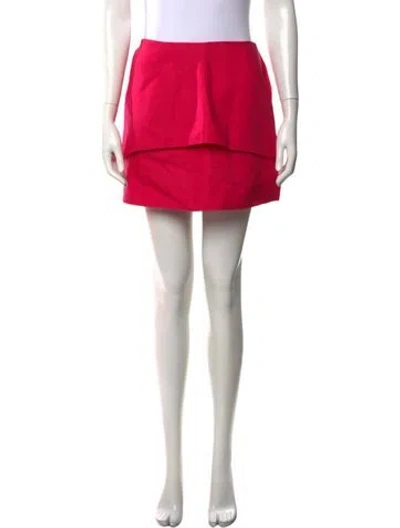 Pre-owned Cult Gaia Mini Skirt In Pink