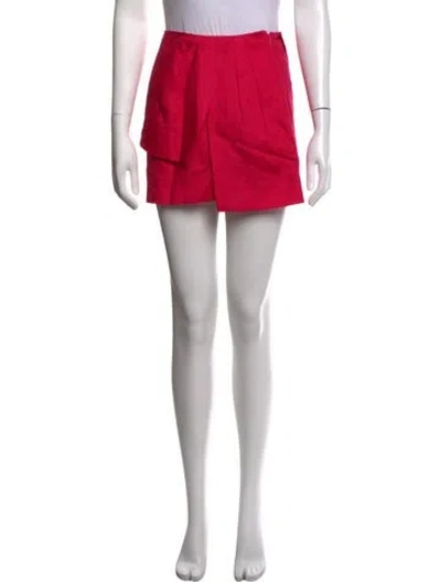 Pre-owned Cult Gaia Mini Skirt In Pink