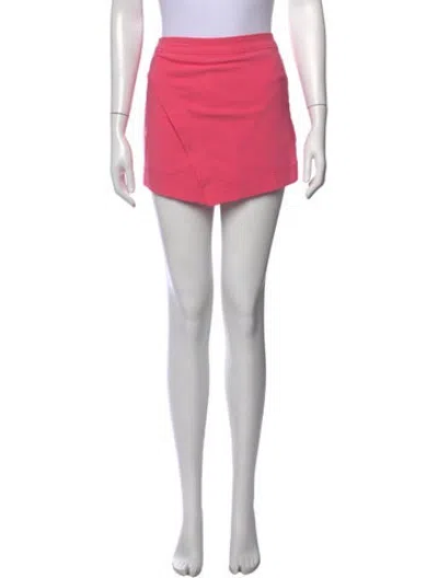 Pre-owned Cult Gaia Mini Skirt In Pink