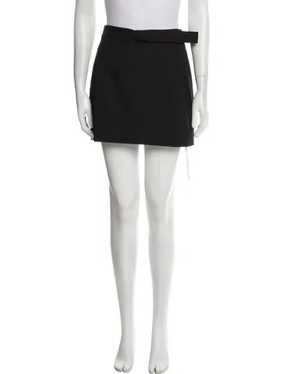 Pre-owned Cult Gaia Mini Skirt W/ Tags In Black