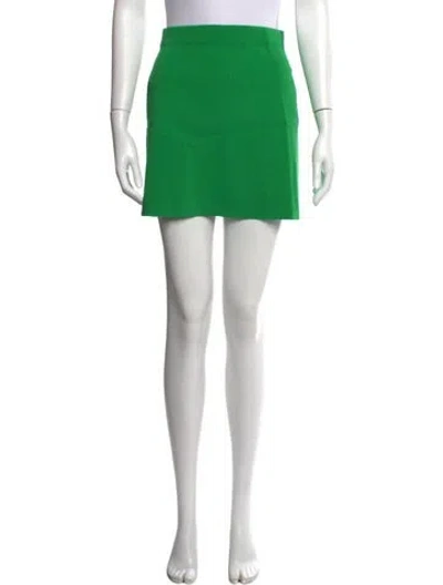 Pre-owned Cult Gaia Mini Skirt W/ Tags In Green