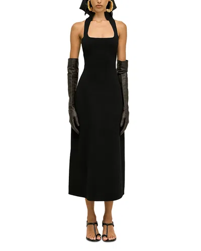 Cult Gaia Mirian Midi Dress In Black