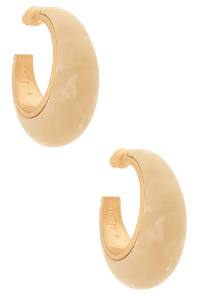 Cult Gaia Mona Earring In Brown