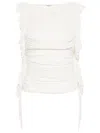 Cult Gaia Nakia Gathered Top In White
