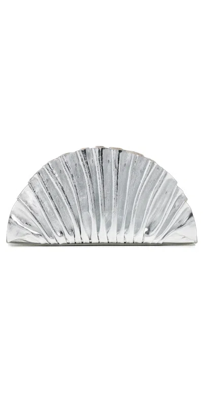 Cult Gaia Nala Mini Clutch Silver