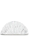 Cult Gaia Nala Mini Clutch In Silver
