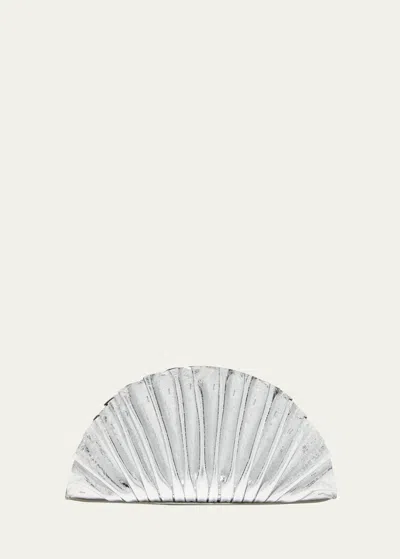 CULT GAIA NALA MINI SHELL METALLIC CLUTCH BAG